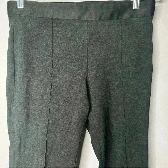 Everlane Knit Side Zip Legging Pants Charcoal Gray Stretch - Picture 3 of 10